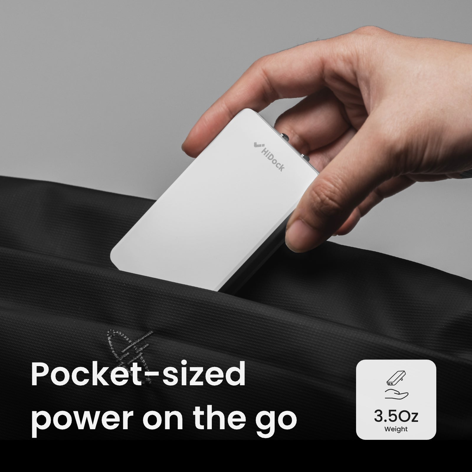 HiDock 65W GaN Slim Charger