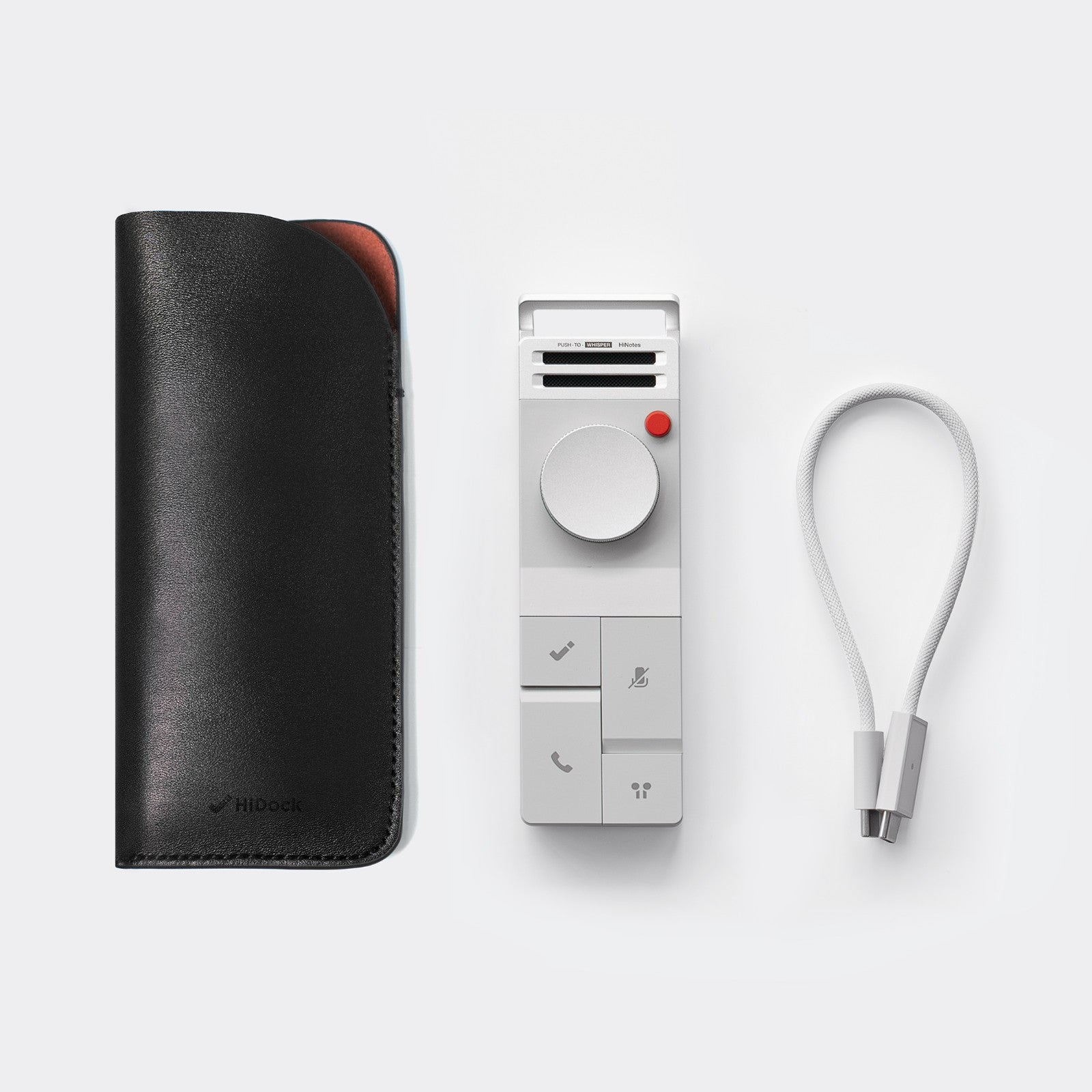 HiDock P1 Leather Case