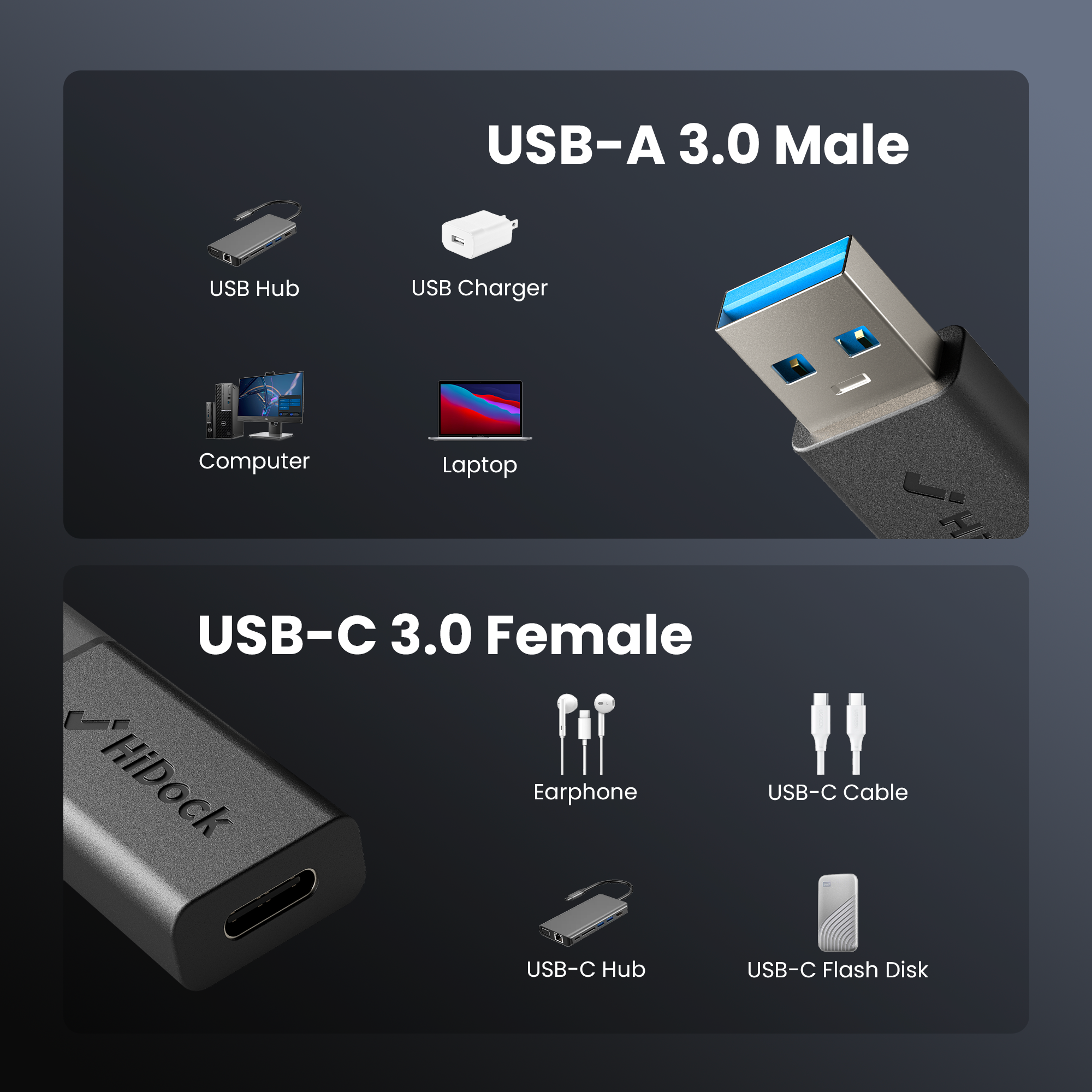 USB-C to USB Adapter