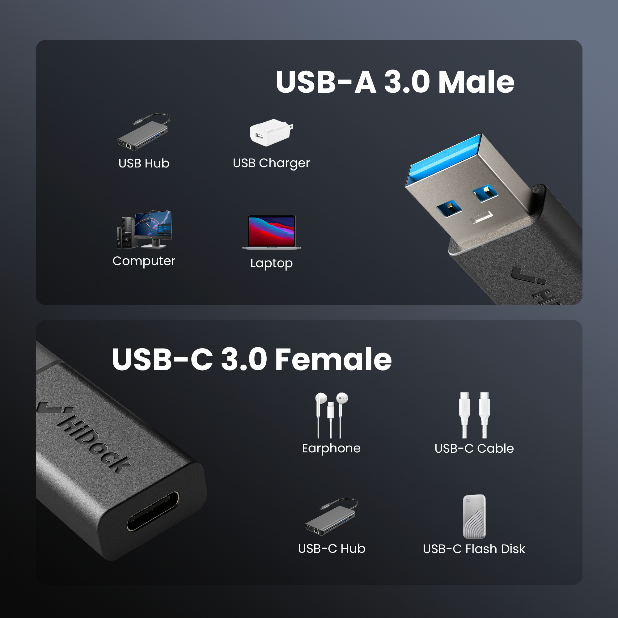 USB-C to USB-A Adapter