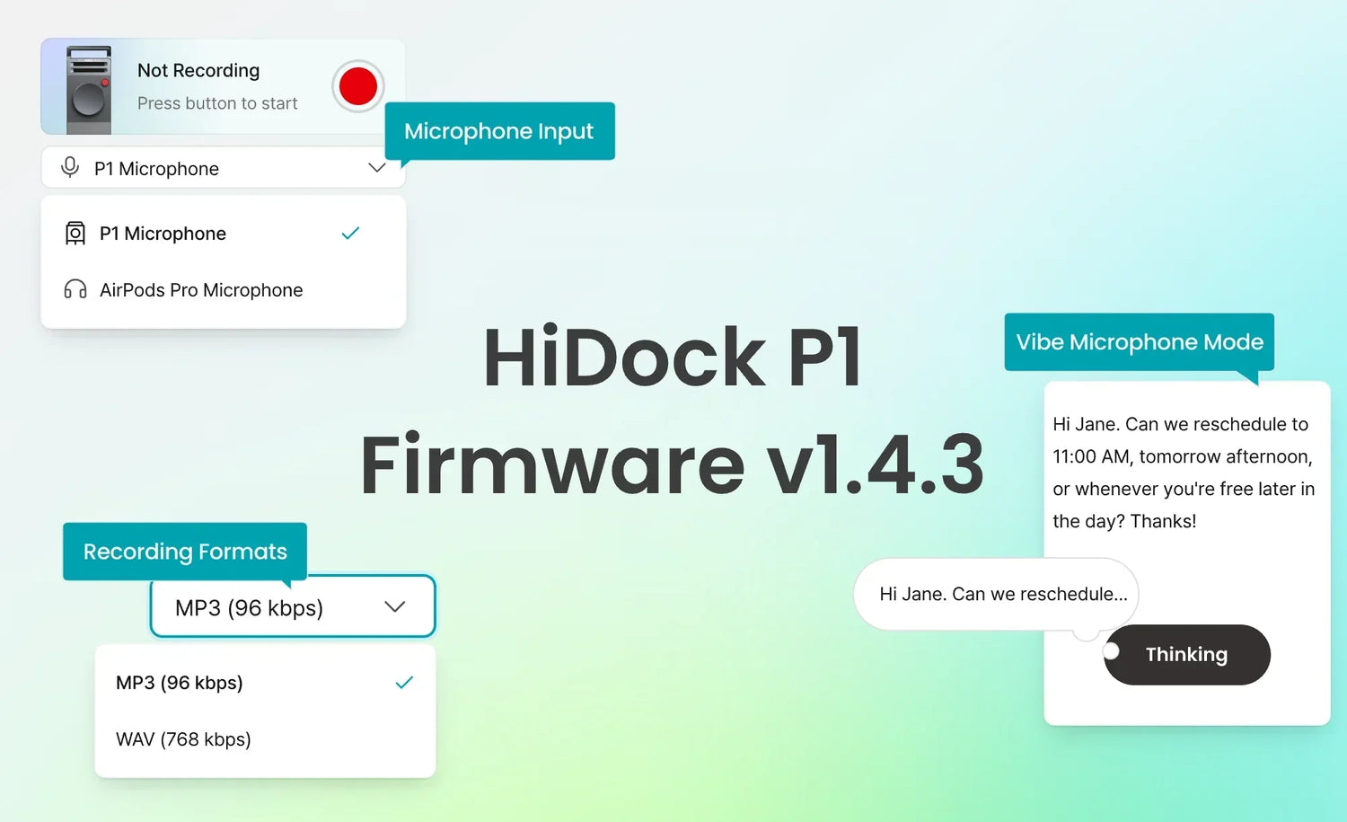 New Release: HiDock P1 Firmware 1.4.3