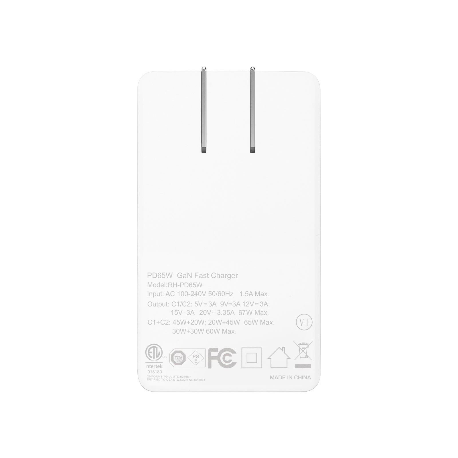 HiDock 65W GaN Slim Charger