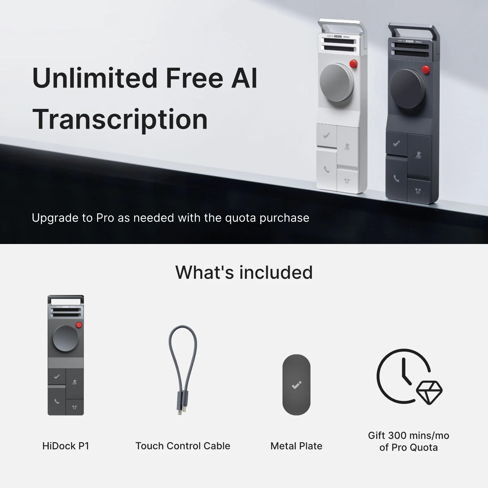 HiDock P1 AI Voice Recorder