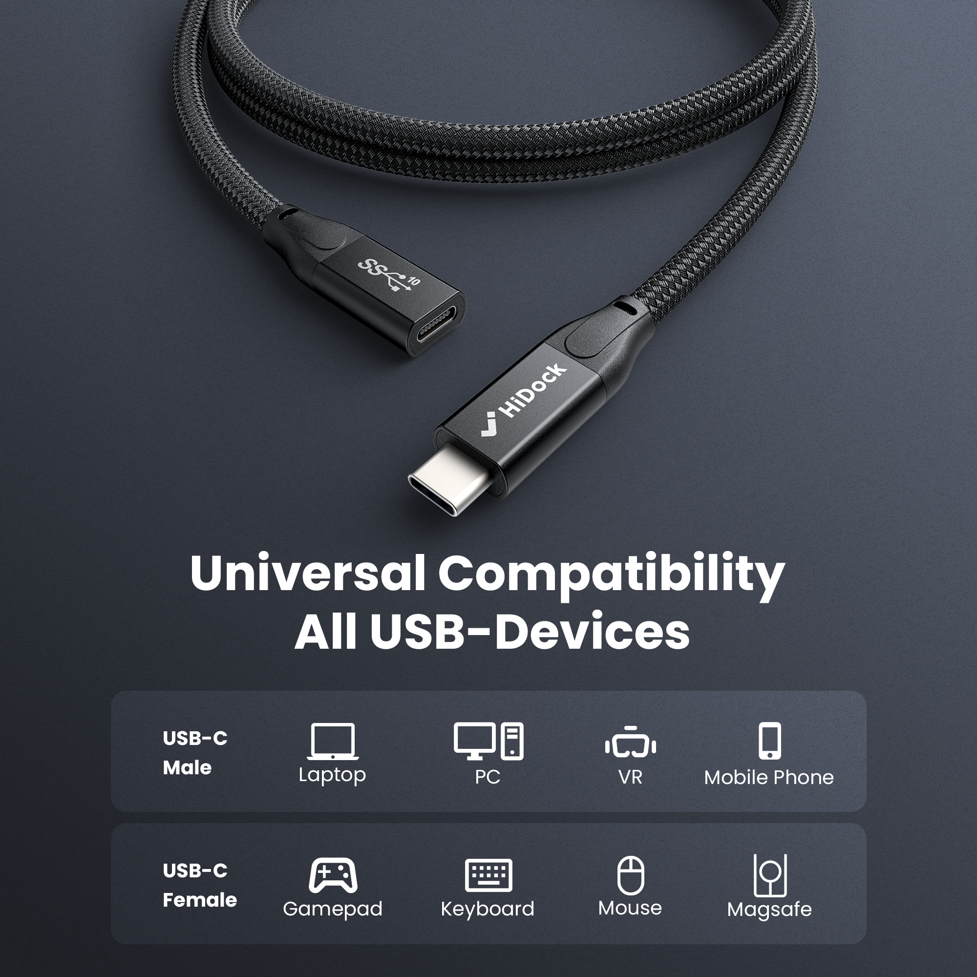 USB-C  Extension Cable